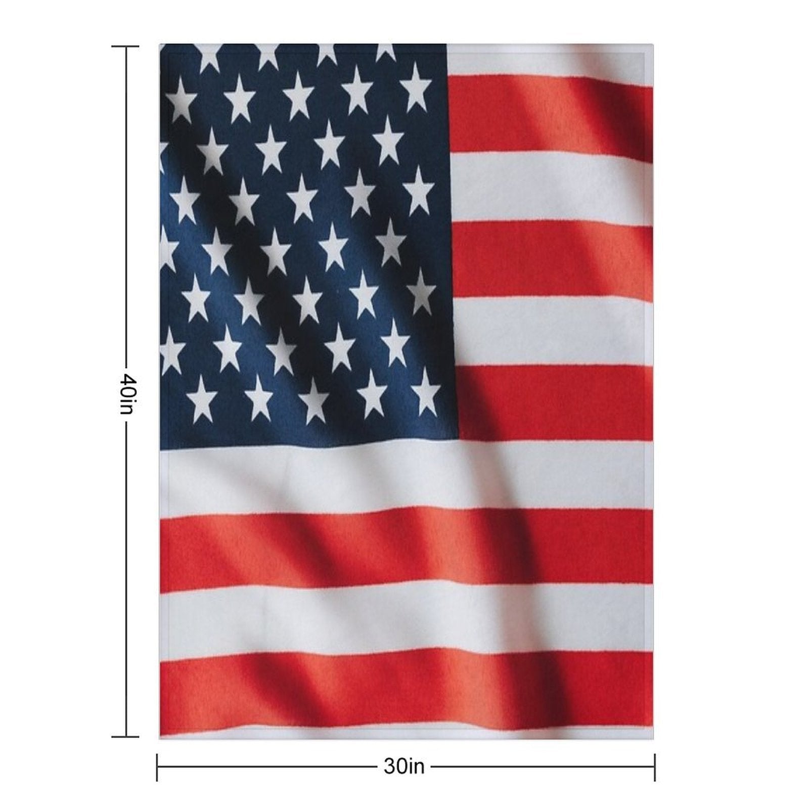 4th of July Compact Throw Blanket