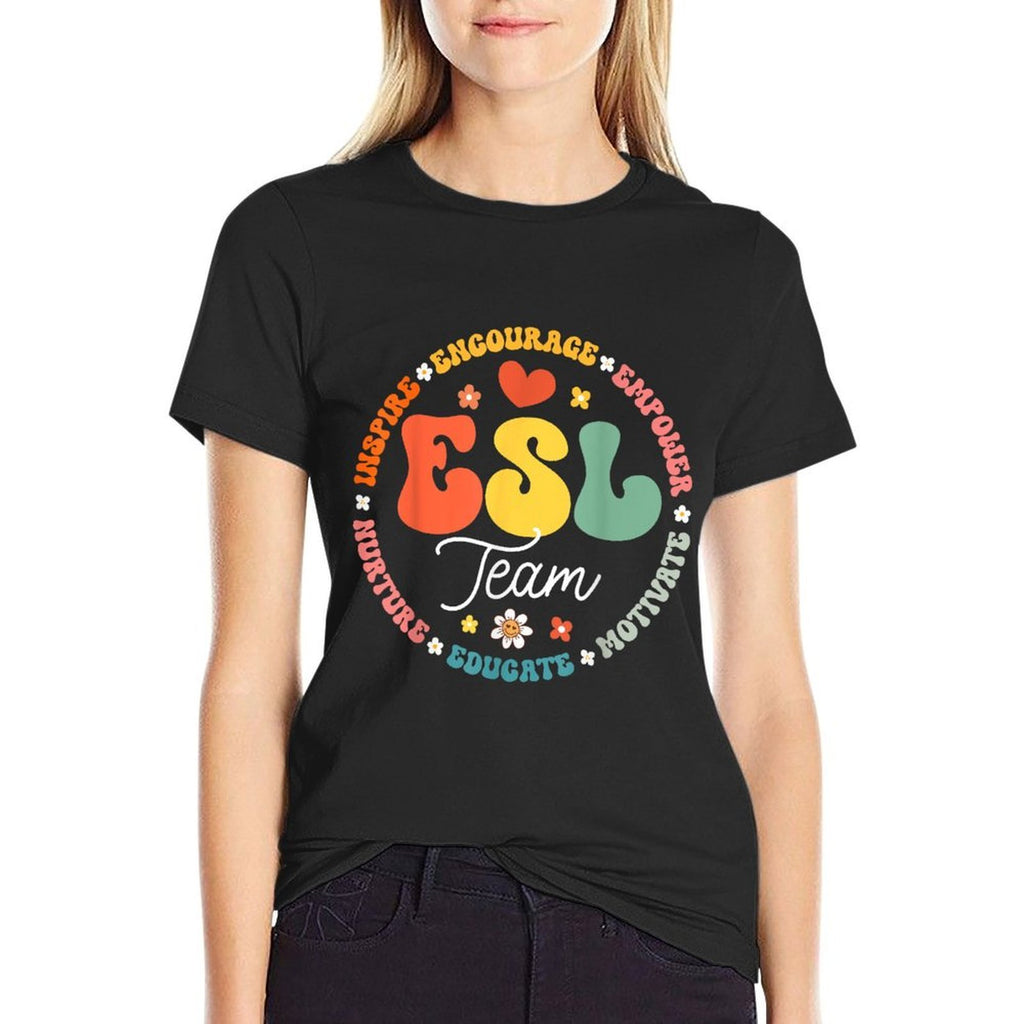 ESL Team Teacher English As A Second Language Squad  Relaxed-fit T-Shirt