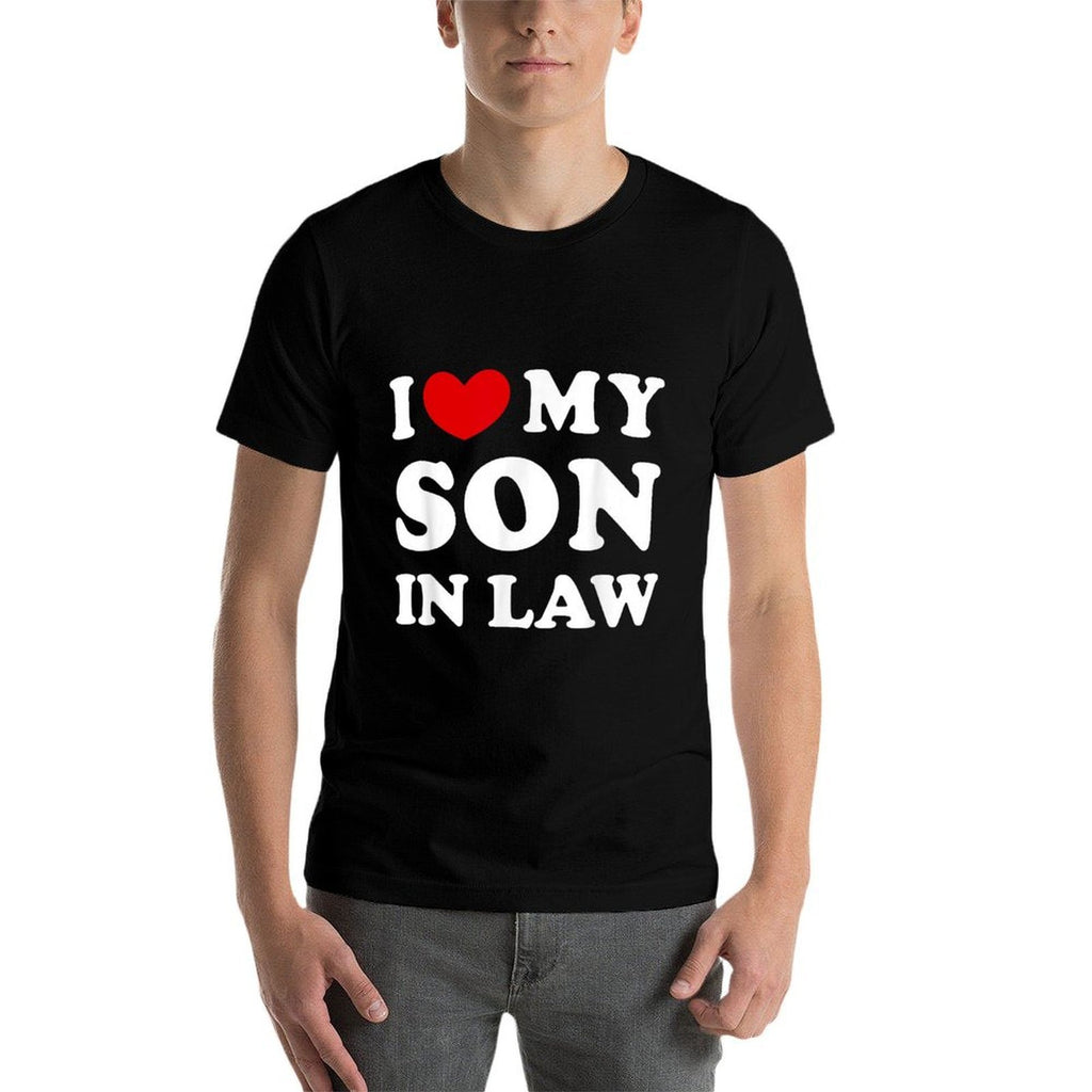 I Love My Son In Law, I Heart Son In Law  Breathable T-Shirt