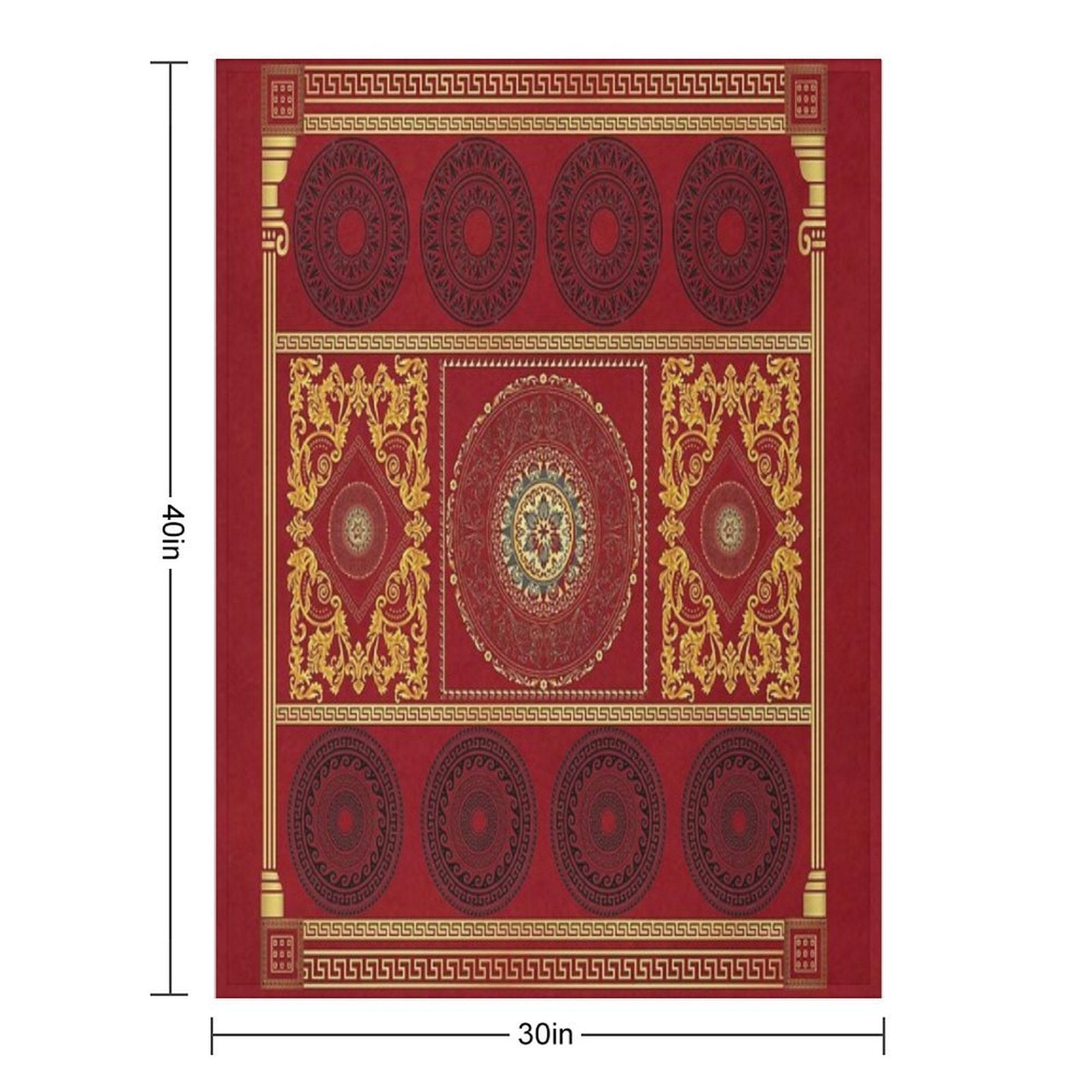 RomanGreek Design Travel-friendly Throw Blanket