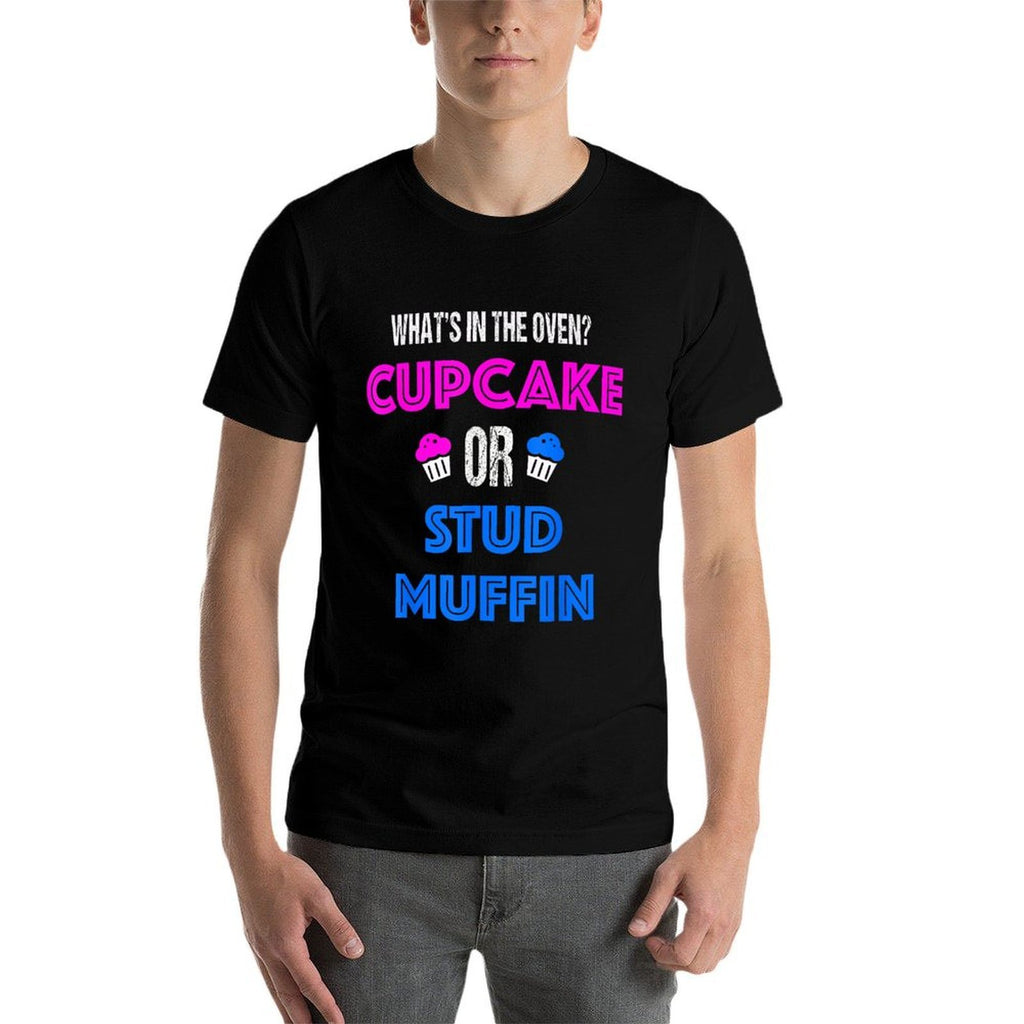 Funny Gender Reveal Party  Cupcake Or Stud Muffin  Affordable Price T-Shirt