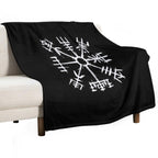 Viking Compass Vegvisir Lightweight Throw Blanket