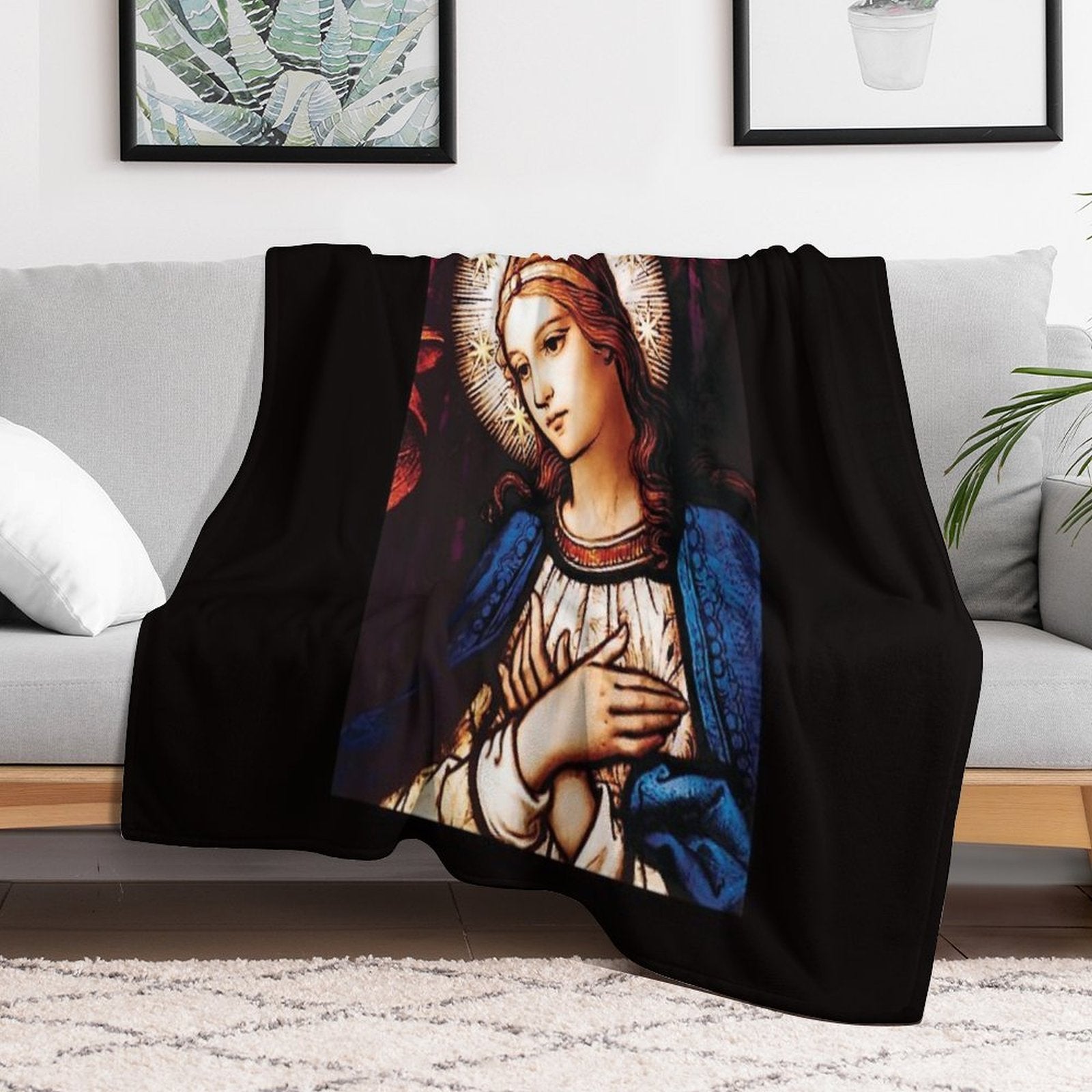 Mary Eco-conscious Throw Blanket
