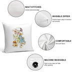 Sarah Kay with Puppy Soft Style Accent Throw Pillow