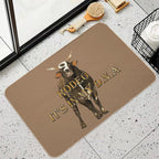 RODEO BULL, YEP IT IS IN HIS BREEDING Durable Bath Mat