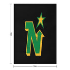 Minnesota North Stars -- Defunct Team Wrinkle-free Throw Blanket
