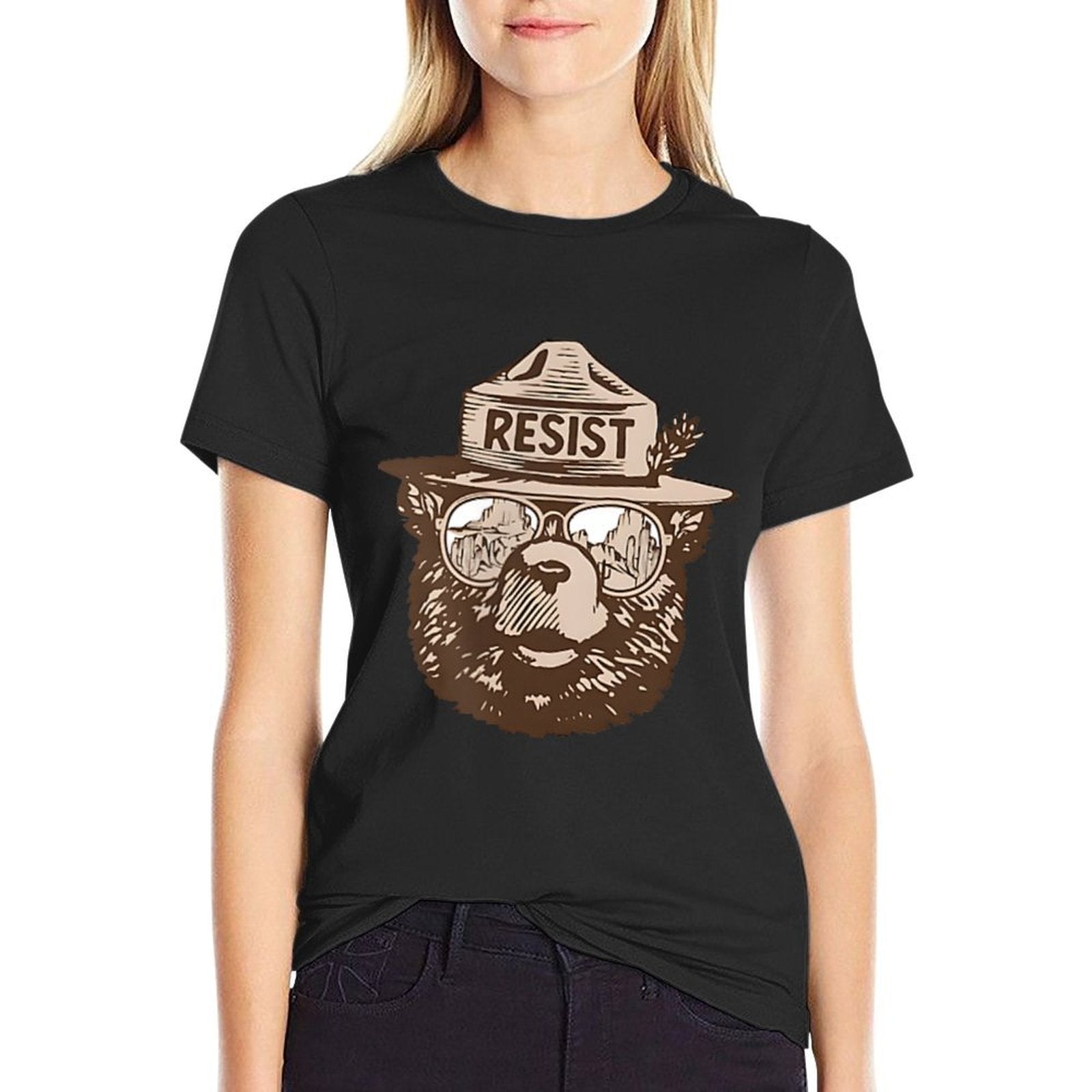 Funny The Resist National Park Protect ALT US Parks  Trendy Pattern T-Shirt