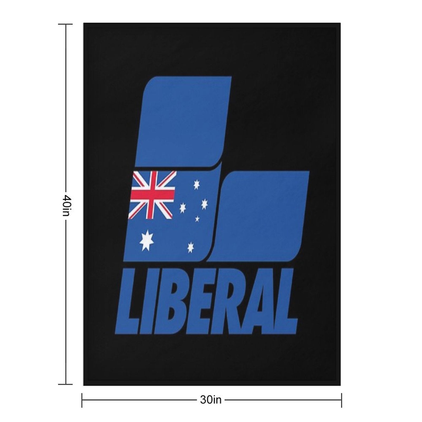 Liberal Party of Australia Versatility Throw Blanket