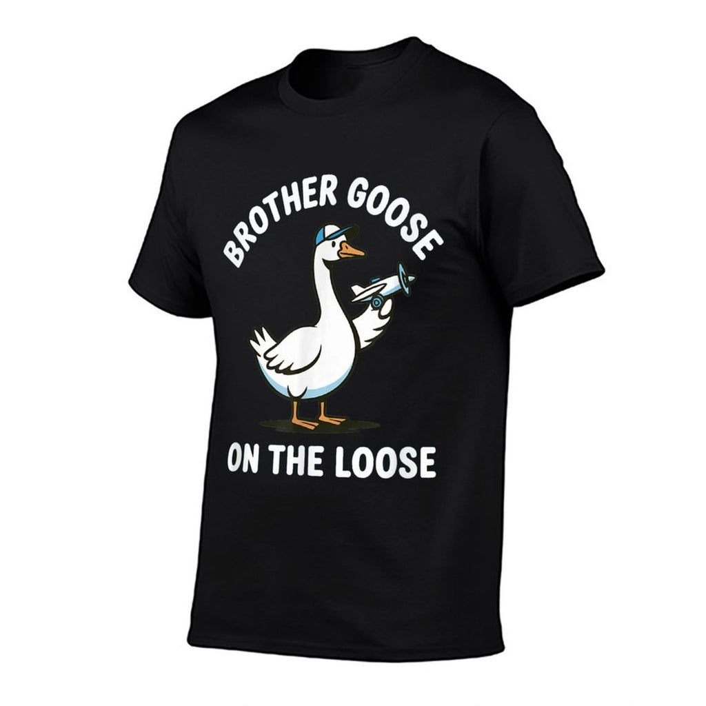 Funny Brother Goose On The Loose Pun Meme Matching Family  Breathable T-Shirt