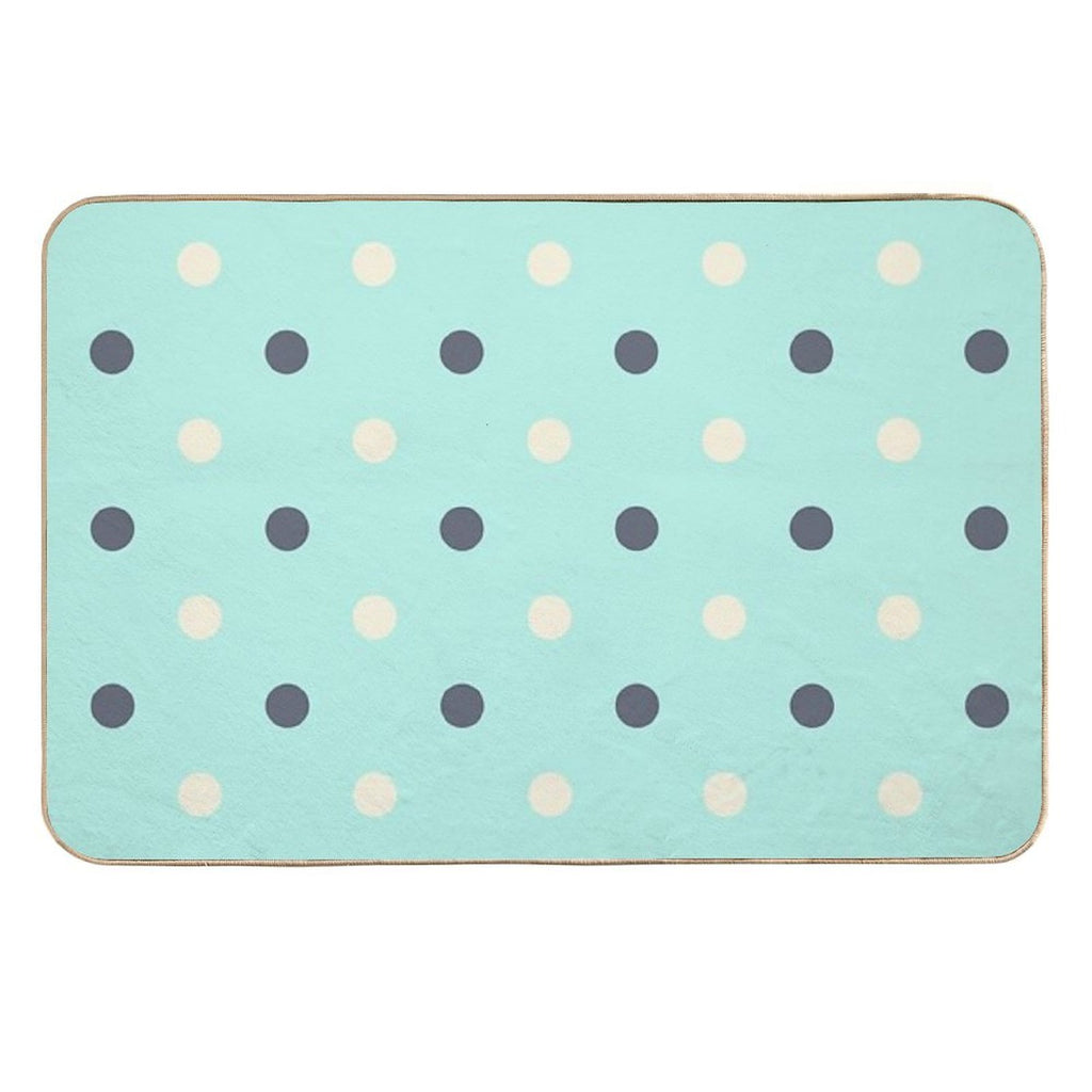 Polkadot  Long-Lasting Bath Mat