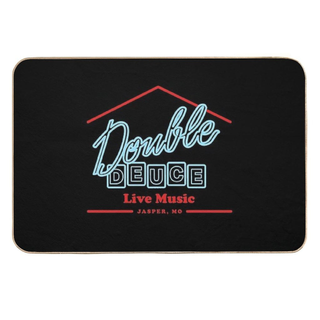 Double Deuce  Fade-Resistant Bath Mat