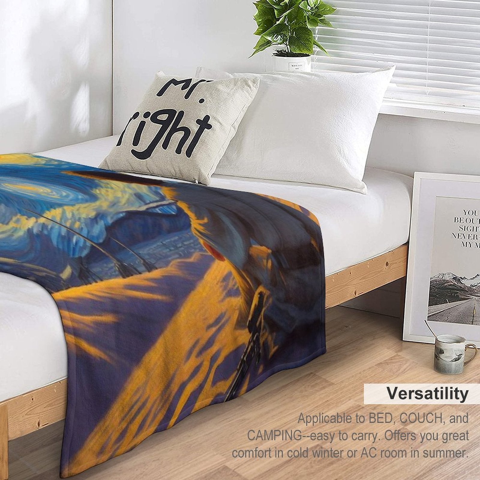 Starry Tatooine Quick-dry Throw Blanket