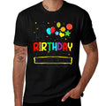 Its My Birthday Sign My Funny B Day Colorful Confetti  Easy-care T-Shirt