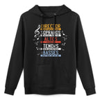 Choir Joke  Funny Music Singing  Men Women Kids Moisture-Wicking Hoodie