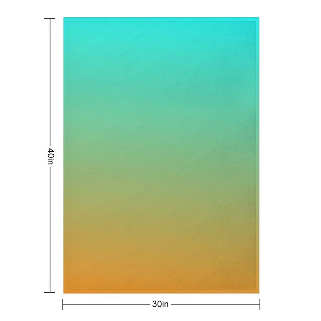 Gradient Abstraction Color Art Easy Care Throw Blanket