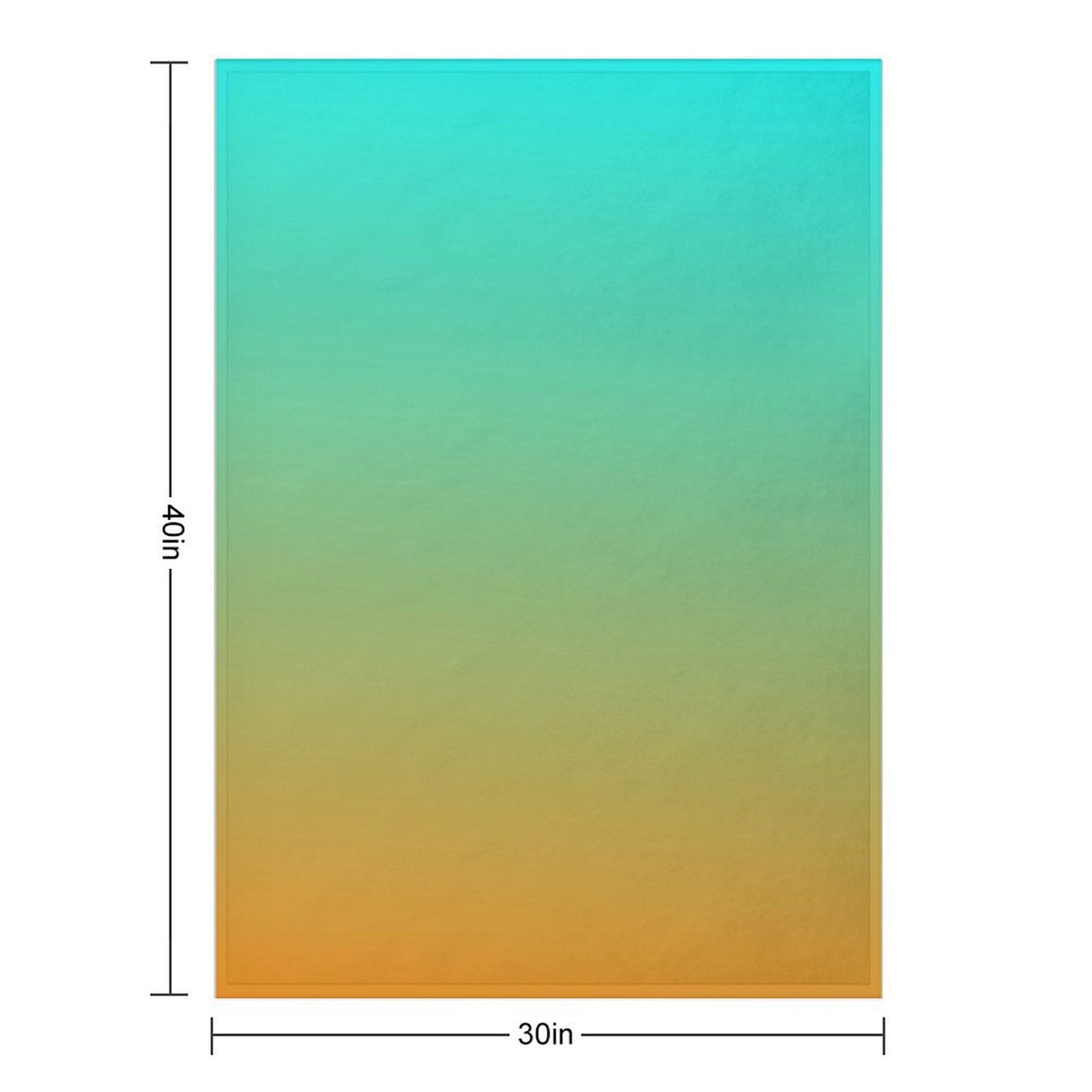 Gradient Abstraction Color Art Easy Care Throw Blanket