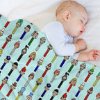 Pal Pattern Anti-pilling Throw Blanket