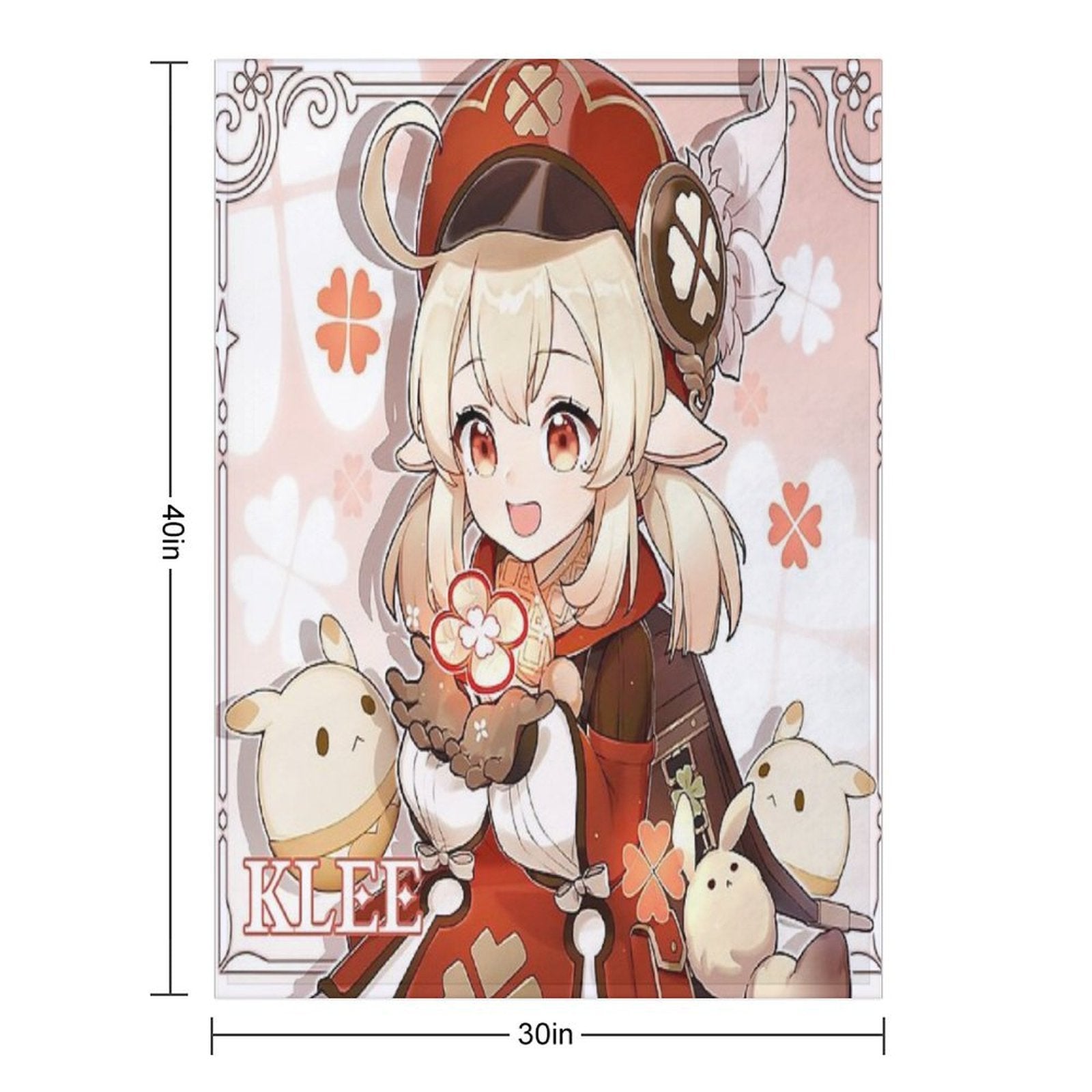 Genshin Impact - Klee Birthday Official Artwork 2020 Compact Throw Blanket