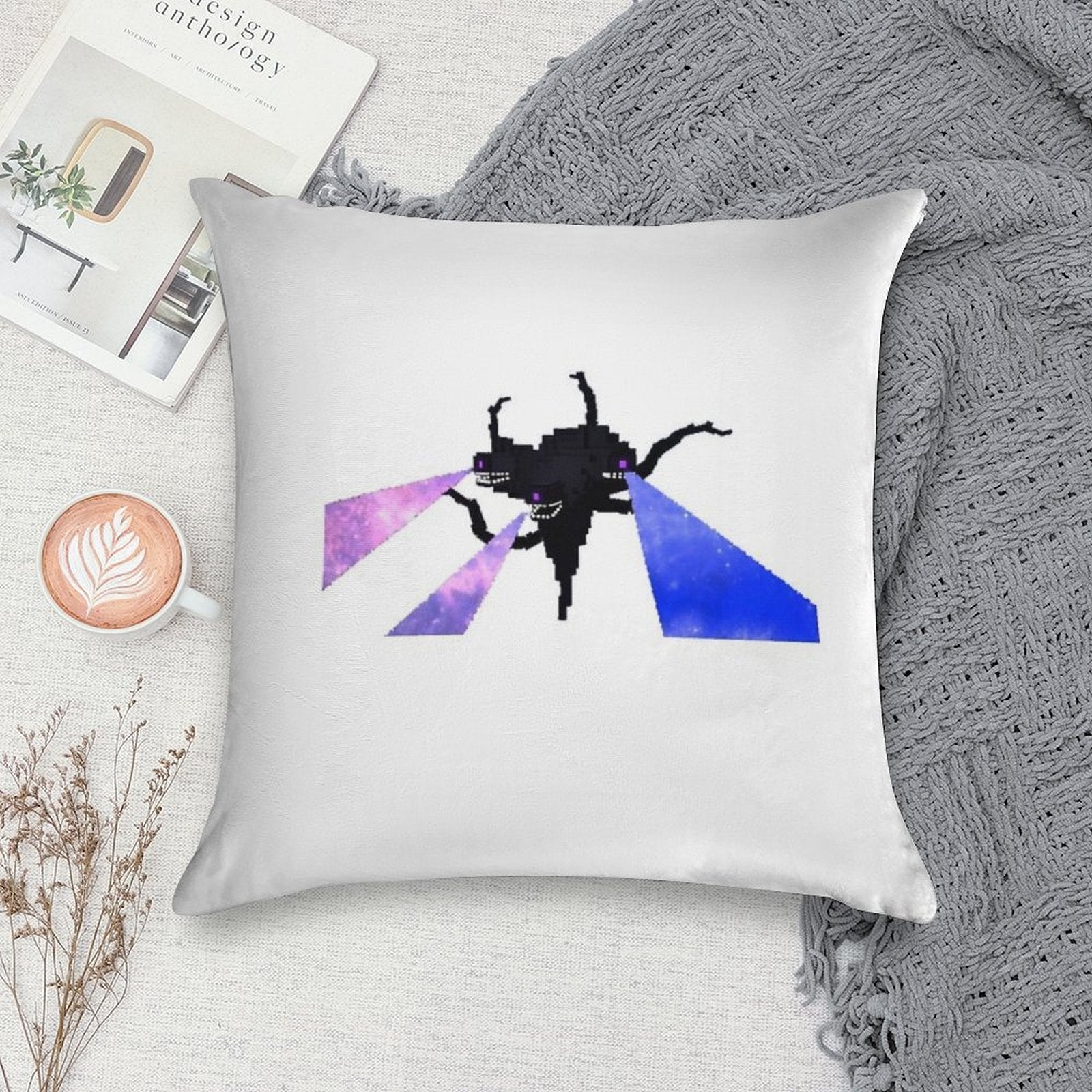 Galaxy Wither Storm Soft Bedroom Essential Throw Pillow