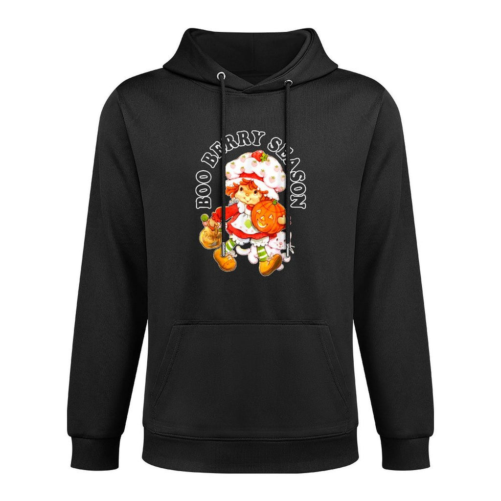 Boo Berry Season Funny Halloween Cotton-Polyester Blend Hoodie