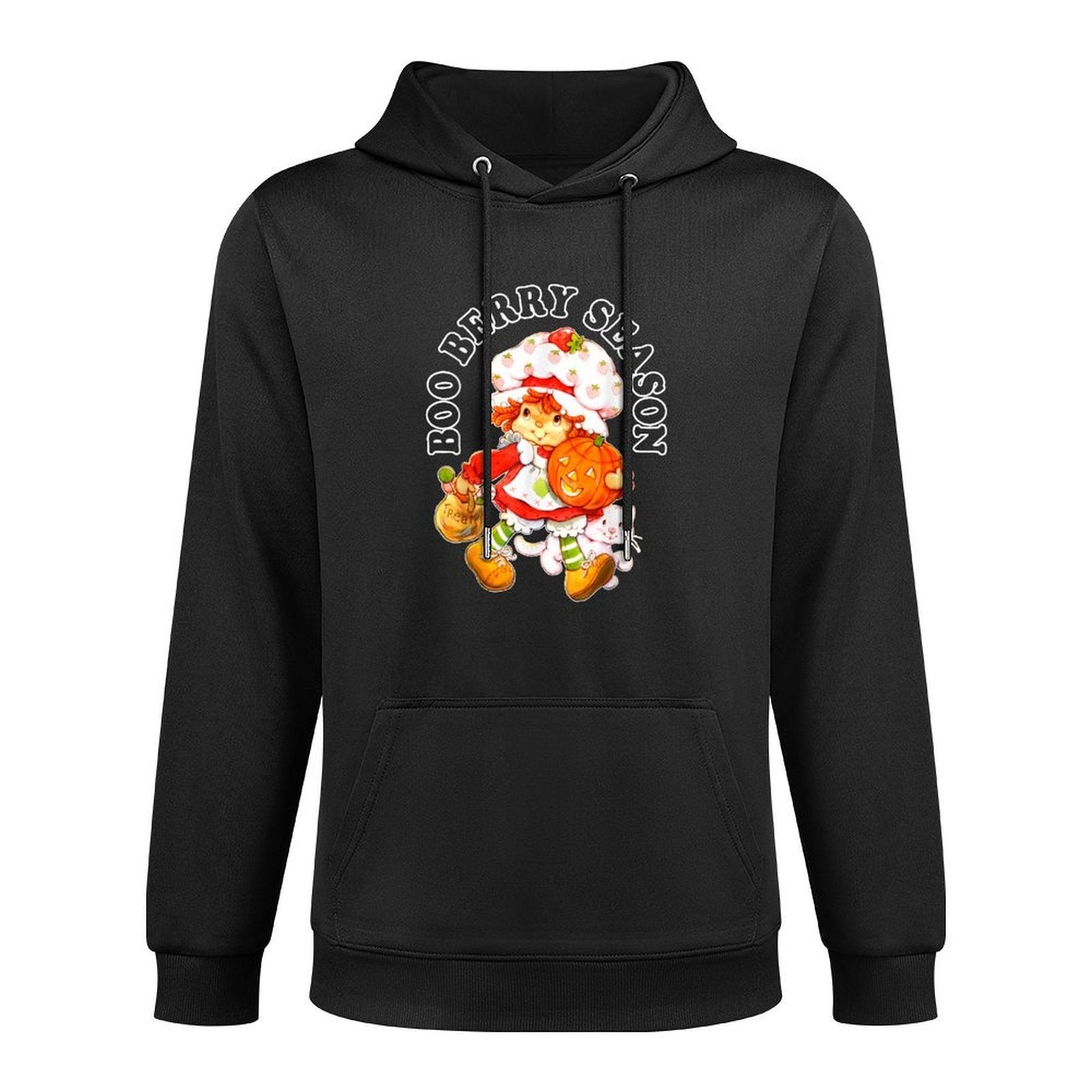 Boo Berry Season Funny Halloween Cotton-Polyester Blend Hoodie