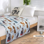 Oodles of Doodles Quick-dry Throw Blanket