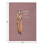 DCI Vera Stanhope I'm Watching You Pet. Plush Throw Blanket