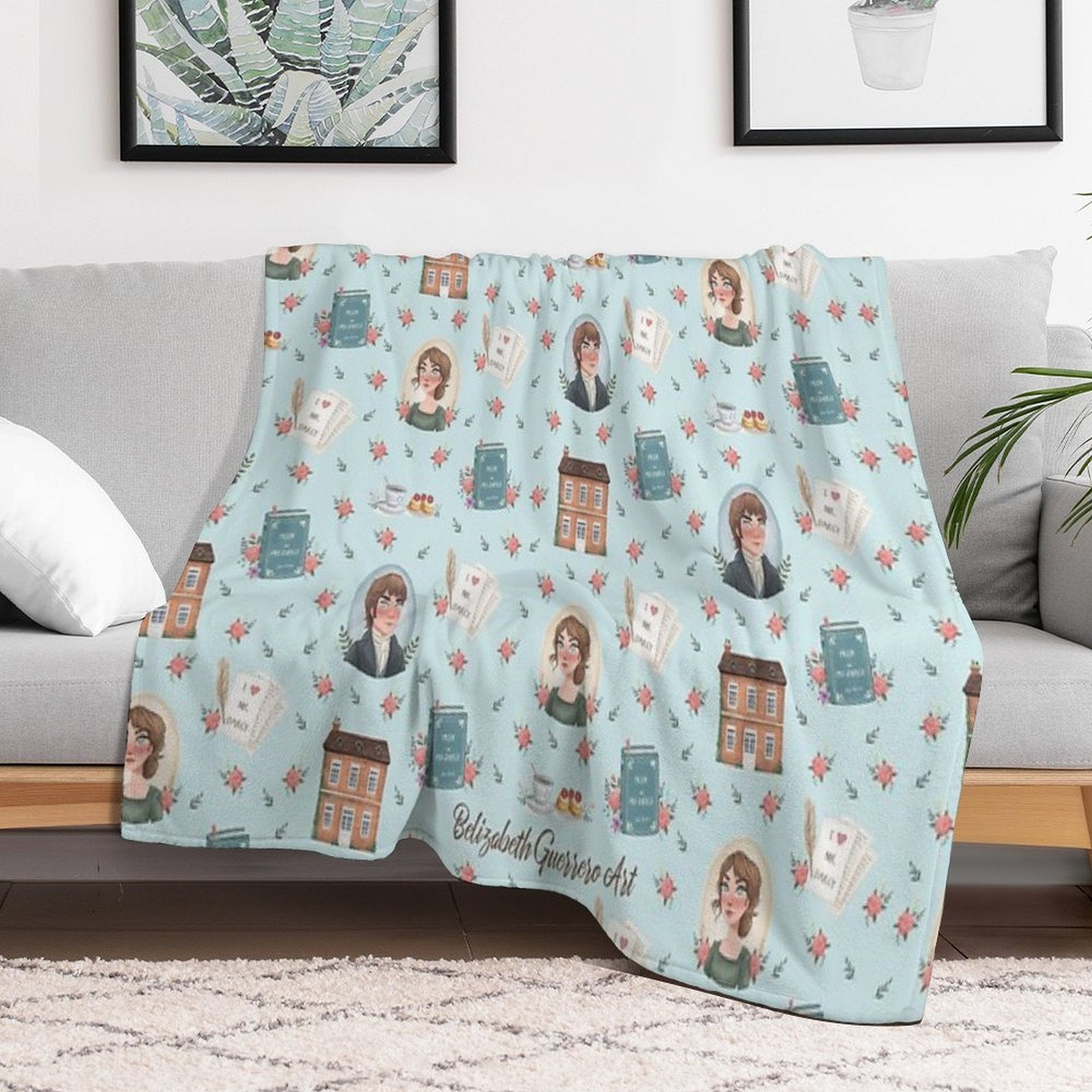 Pride And Prejudice - Jane Austen Inspiration Compact Throw Blanket