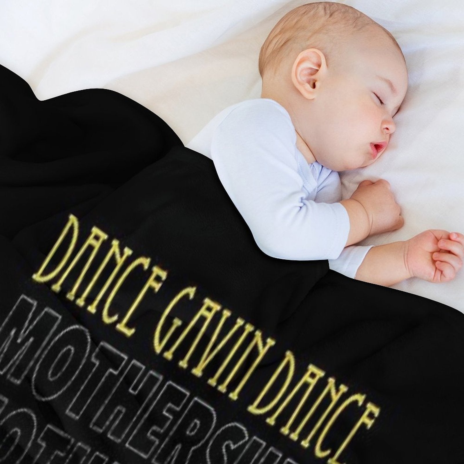 Dance Gavin Dance Mothership Graphic Design Sustainable Throw Blanket