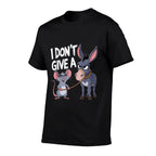 I Dont Give A Rats Ass Mouse Donkey Funny Sarcastic Animal Comfortable T-Shirt