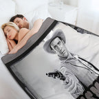 Gunsmoke Film Negative Multi-functional Throw Blanket