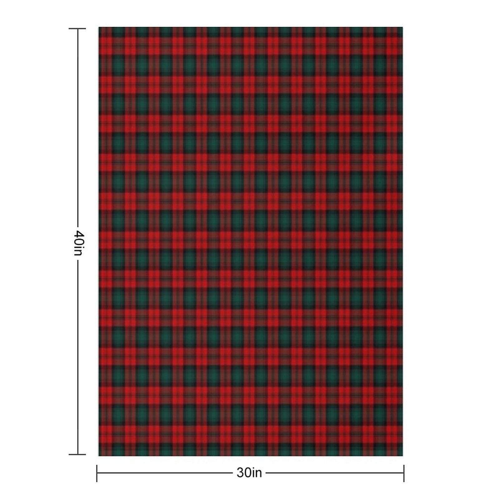 Clan Kerr Tartan All-season Throw Blanket