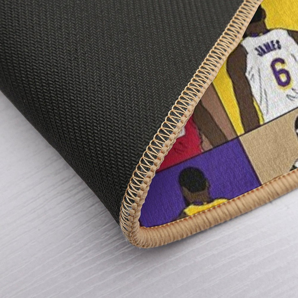 LeBron James Grid  Non-Slip Bath Mat