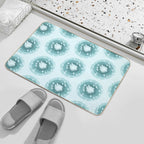 Watercolor Circles  Anti-Trip Bath Mat