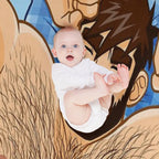 ADAM LIKES BEDTIME Quick-dry Throw Blanket