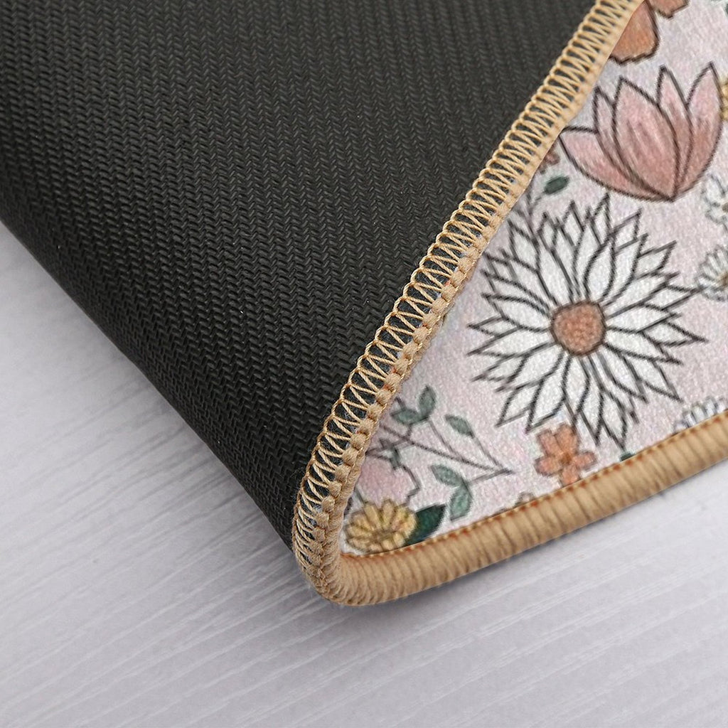 English Tea Party  Easy Maintenance Bath Mat