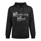Breaking Prod Funny Dev Coder Meme 404 500 Error Code Pilling-Resistant Hoodie