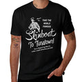 Funny Skin Boat to Tuna Town Unisex for Men  Graphic-printed T-Shirt