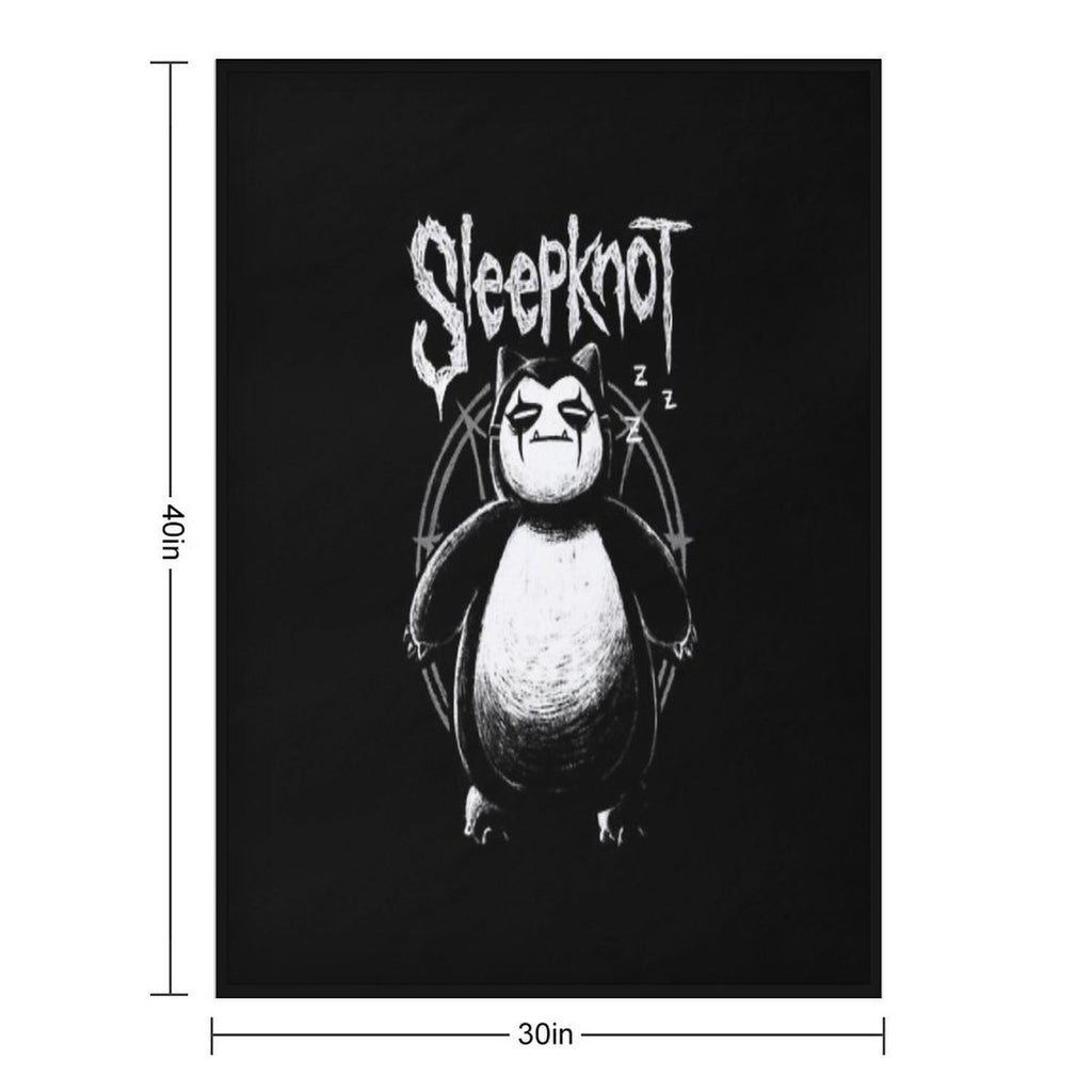 Funny Creature Video Game - Slipknot Metal Music Velvety-soft Throw Blanket