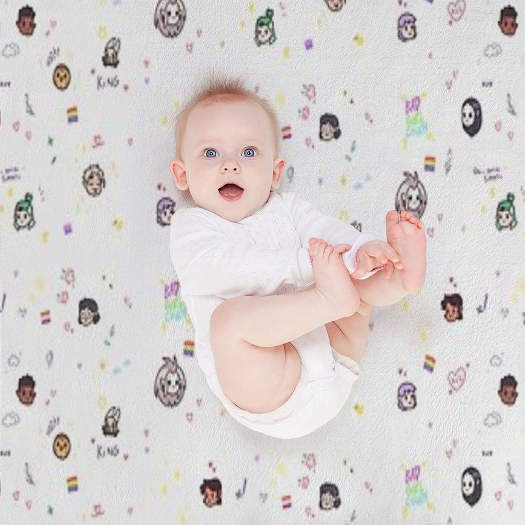 The Owl House (white) Easy Care Throw Blanket