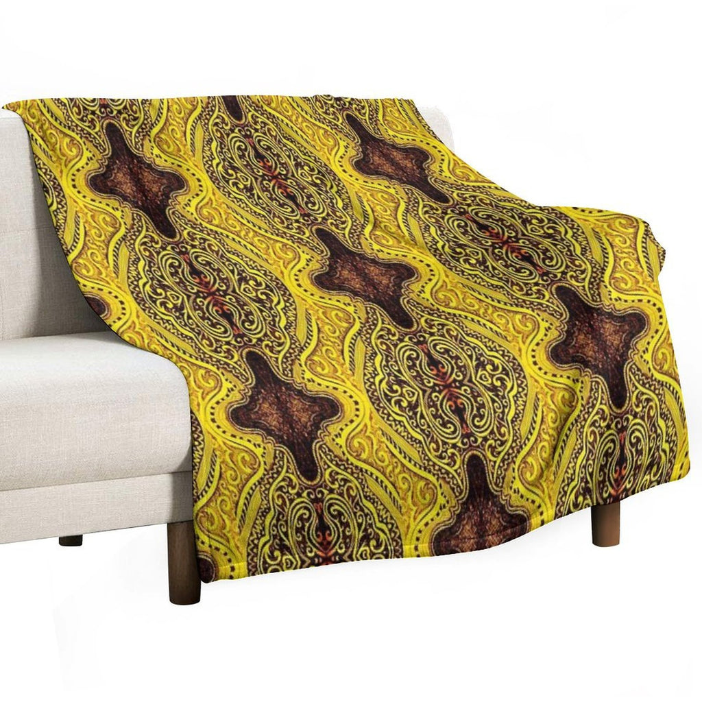 Golden Glow Multi-functional Throw Blanket