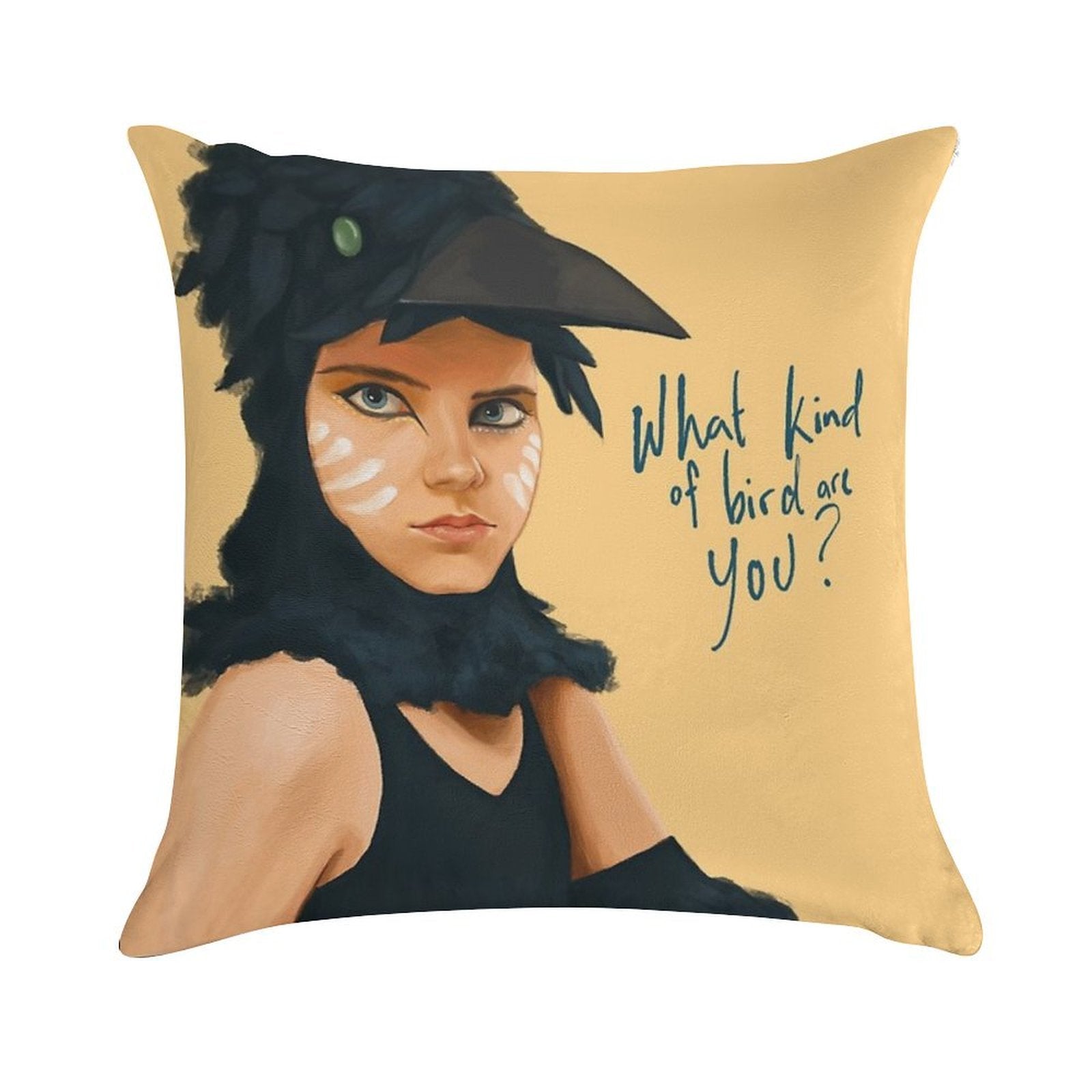What Kind of Bird Are You Soft Gift Ready Throw Pillow