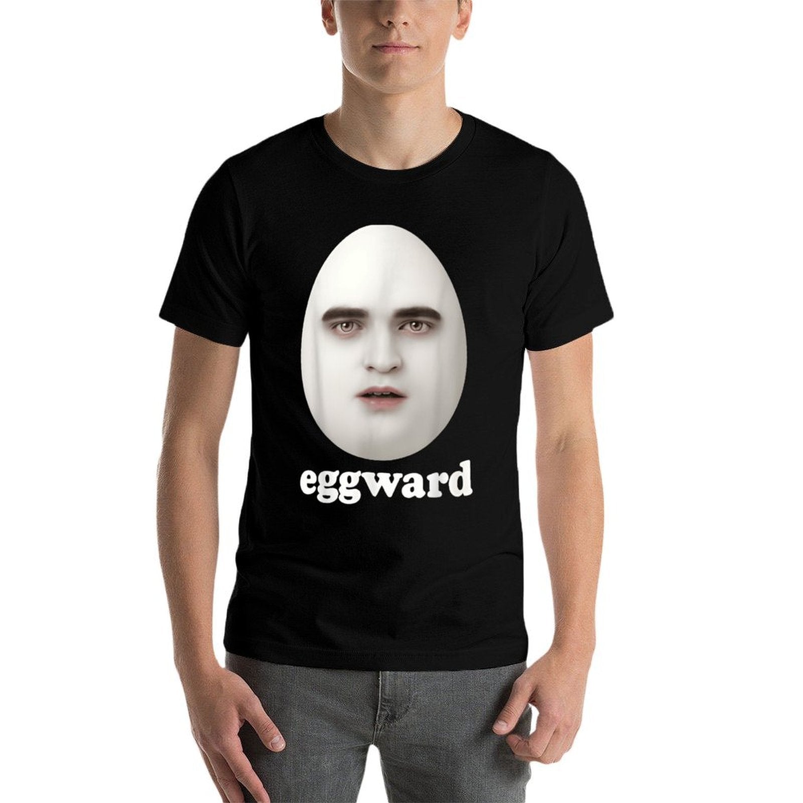 Eggward Funny Meme Cute  Rolled Sleeves T-Shirt