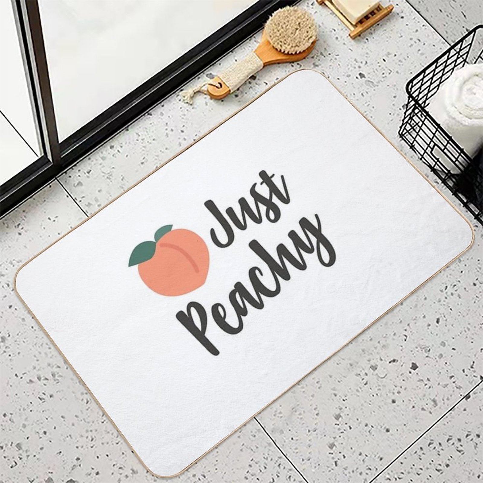 Just Peachy  Anti-Trip Bath Mat