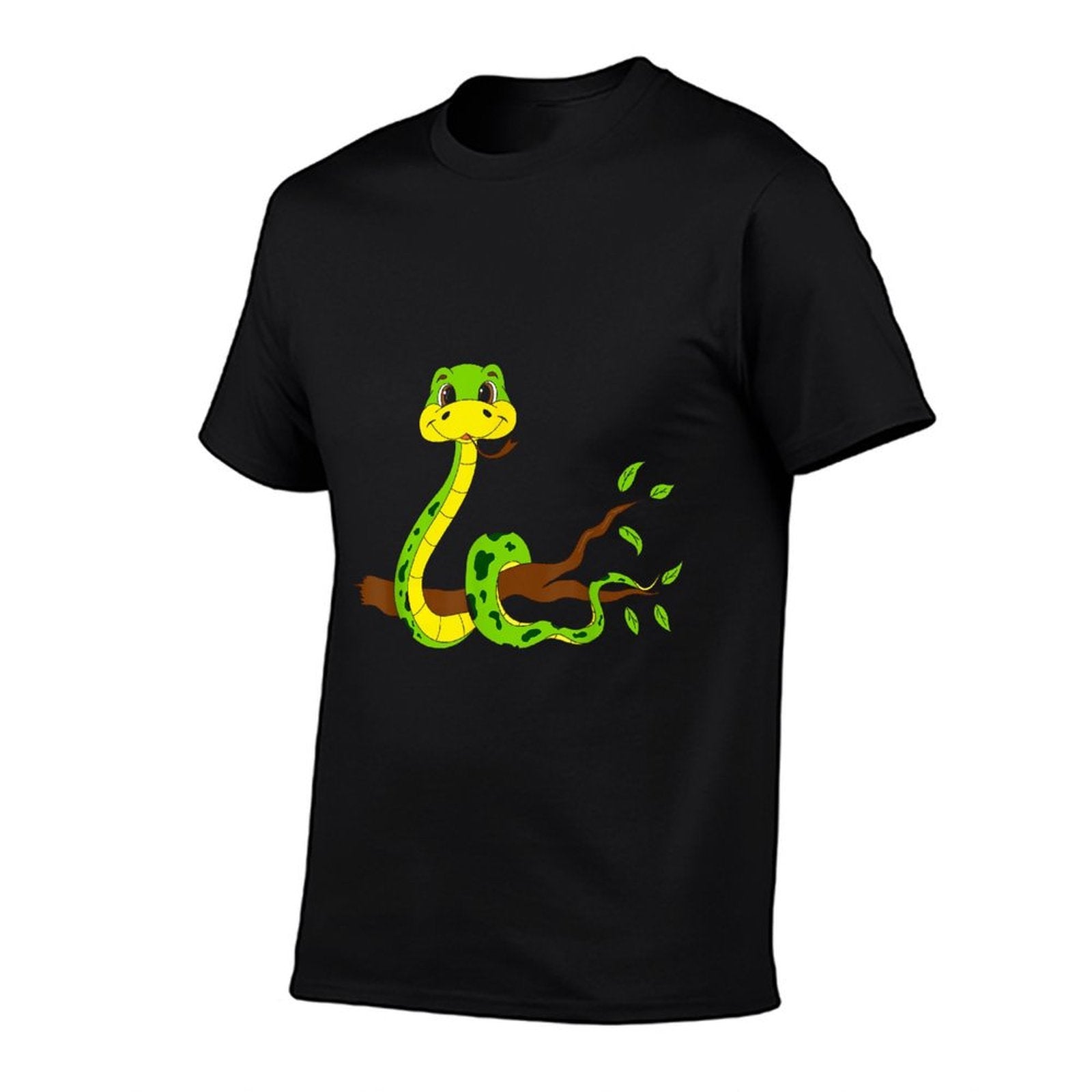 Wild Reptile Animal Kids Gift Snake  High-quality Stitching T-Shirt