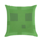 Minecraft Slime Head Soft Warmth Comfort Throw Pillow