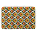 Geometric Floral Retro Durable Bath Mat