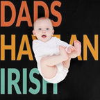 Cool Dads Have An Irish Doodle Dog Pride Gift Easy Care Throw Blanket