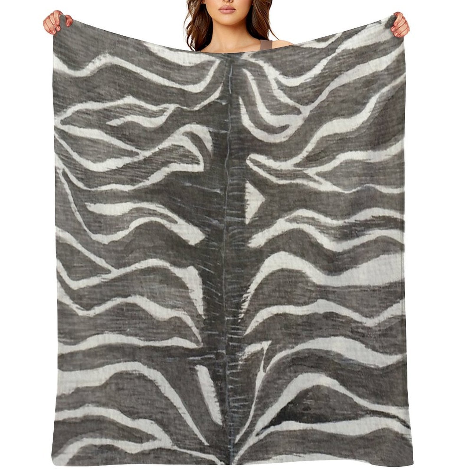 Zebra Versatility Throw Blanket