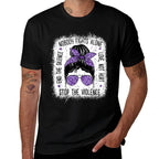 Domestic Violence Awareness Stop End Domestic Violence  Breathable T-Shirt